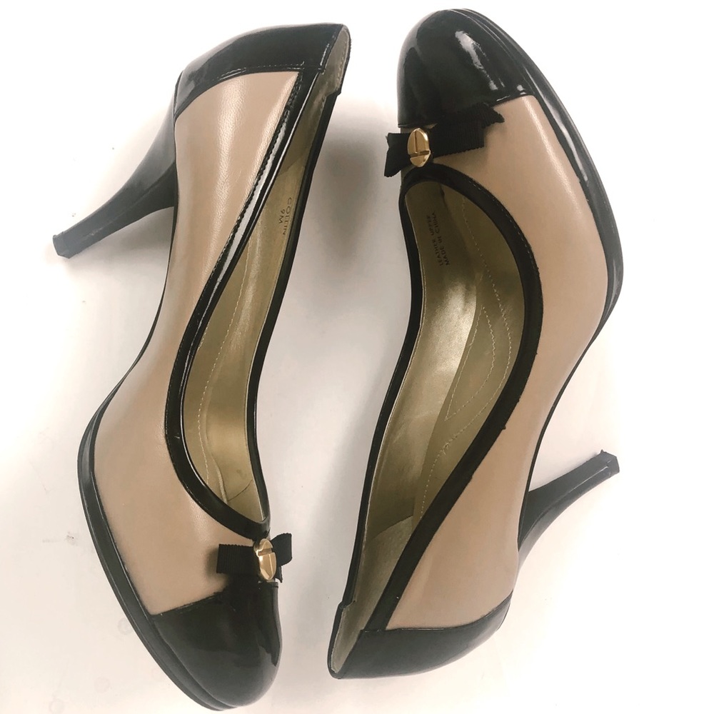Tahari Collin cap toe heels